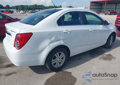2013 Chevrolet Sonic Lt Auto z USA, uszkodzony, nr VIN 1G1JC5SH1D4248129